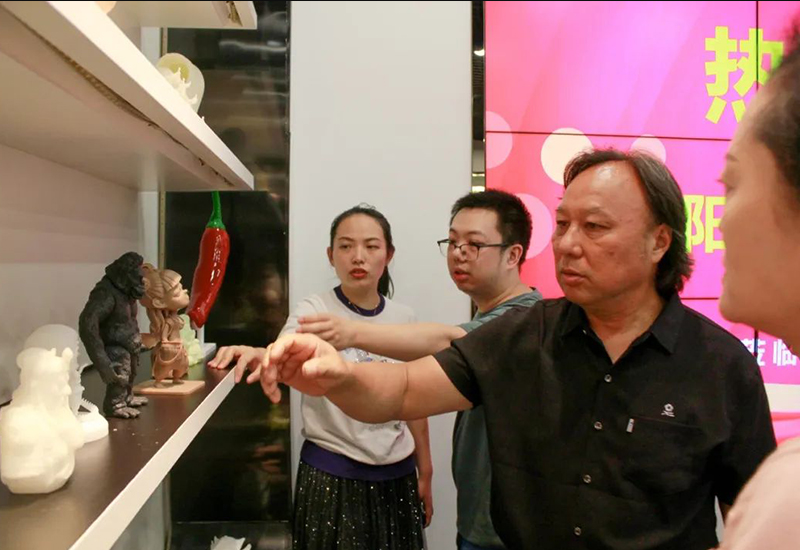 岳阳市文化产业协会莅临哈工三维探讨3D打印应用